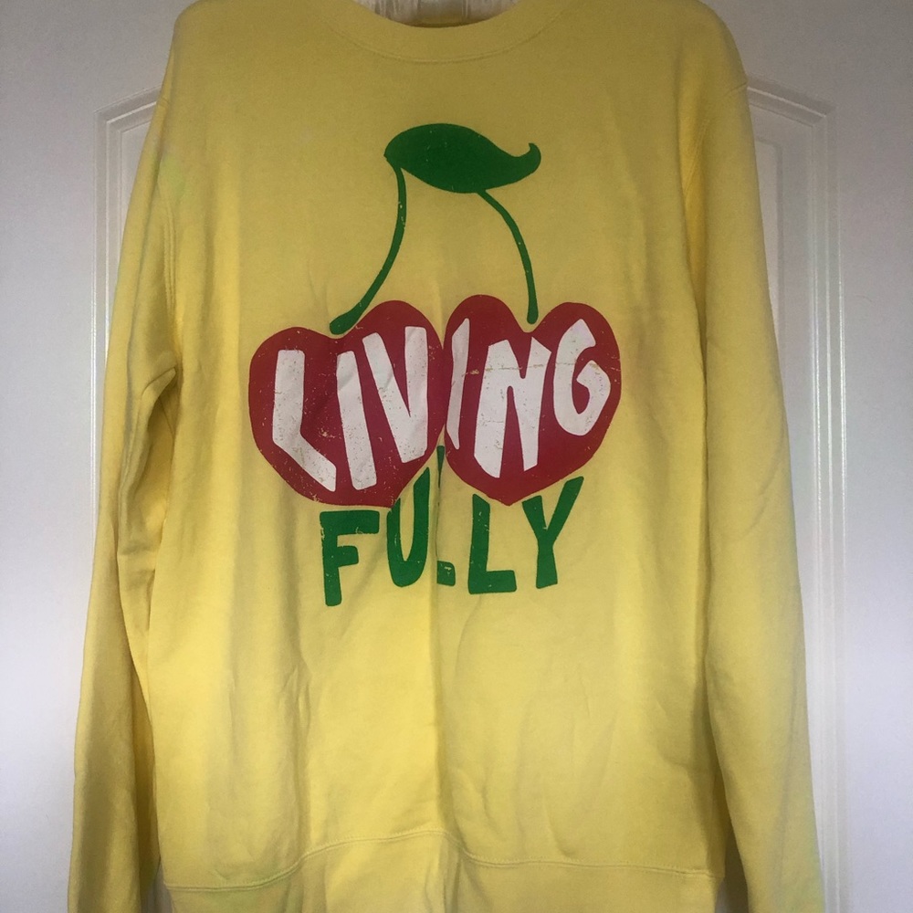 Sold Elsewhere - New Yellow Living Fully Cherry Sweatshirt